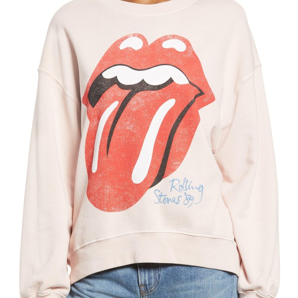 Day Dreamer LA Rolling Stones Oversized Crew sweatshirt